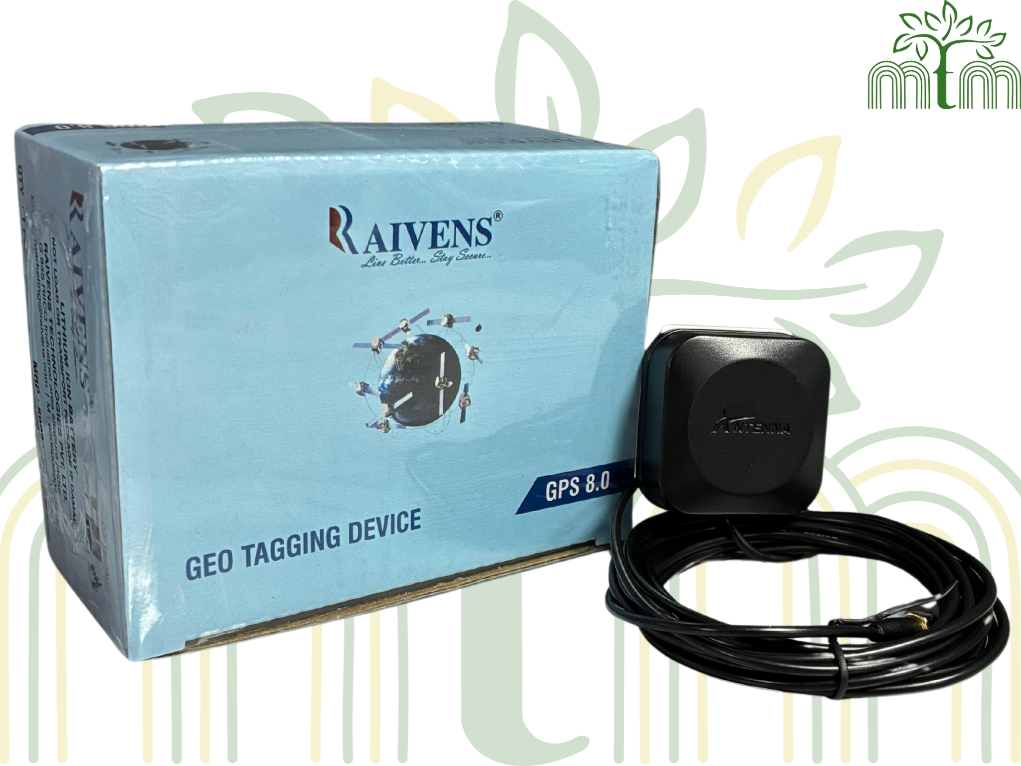 Raivens GPS 8.0 USB Receiver with Antenna